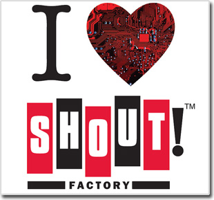 I Love Shout! Factory sticker